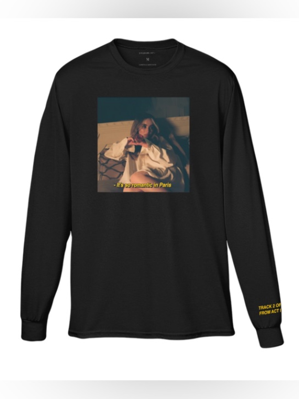 Rare Sabrina Carpenter Singular Act I Paris Tour Merch Collectible Long Sleeve